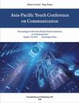Proceedings of 2010 Asia-Pacific Youth Conference on Communication (APYCC 2010 E-BOOK)